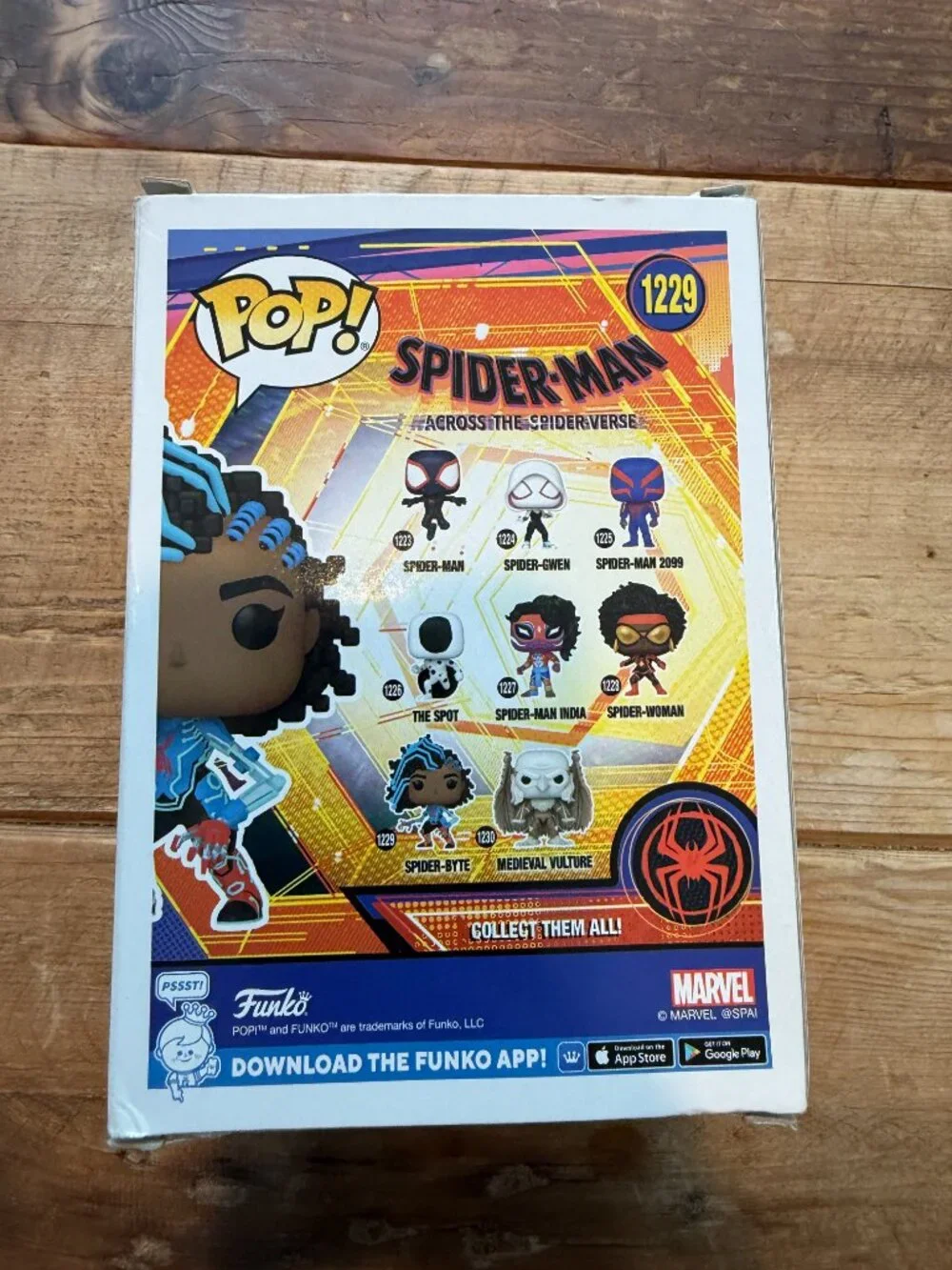 Funko Pop #1229 Spider‑Byte – Across the Spider‑Verse – Light Box Wear – Marvel